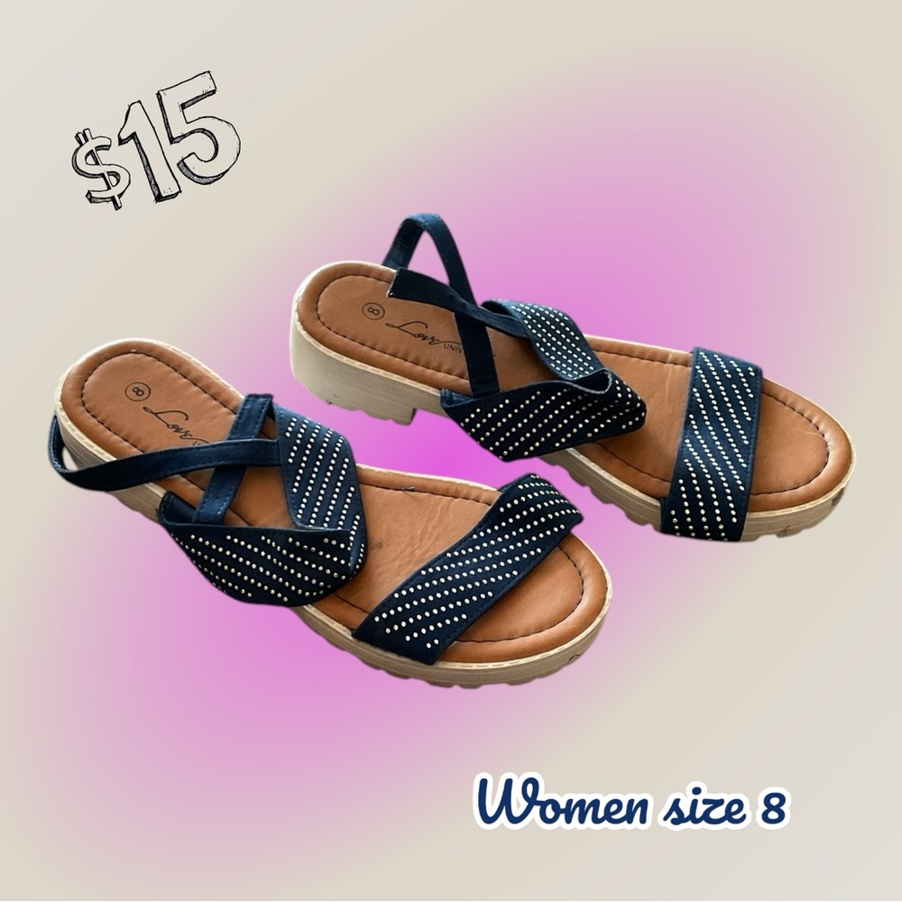Women's Blue Sandals